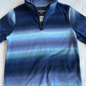 OshKosh B'gosh Navy and Sky Blue Half-Zip